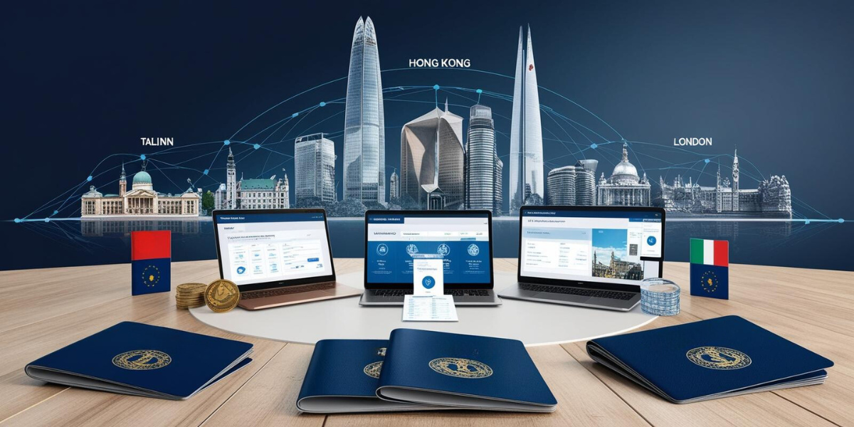 Инфографика открытия компании
