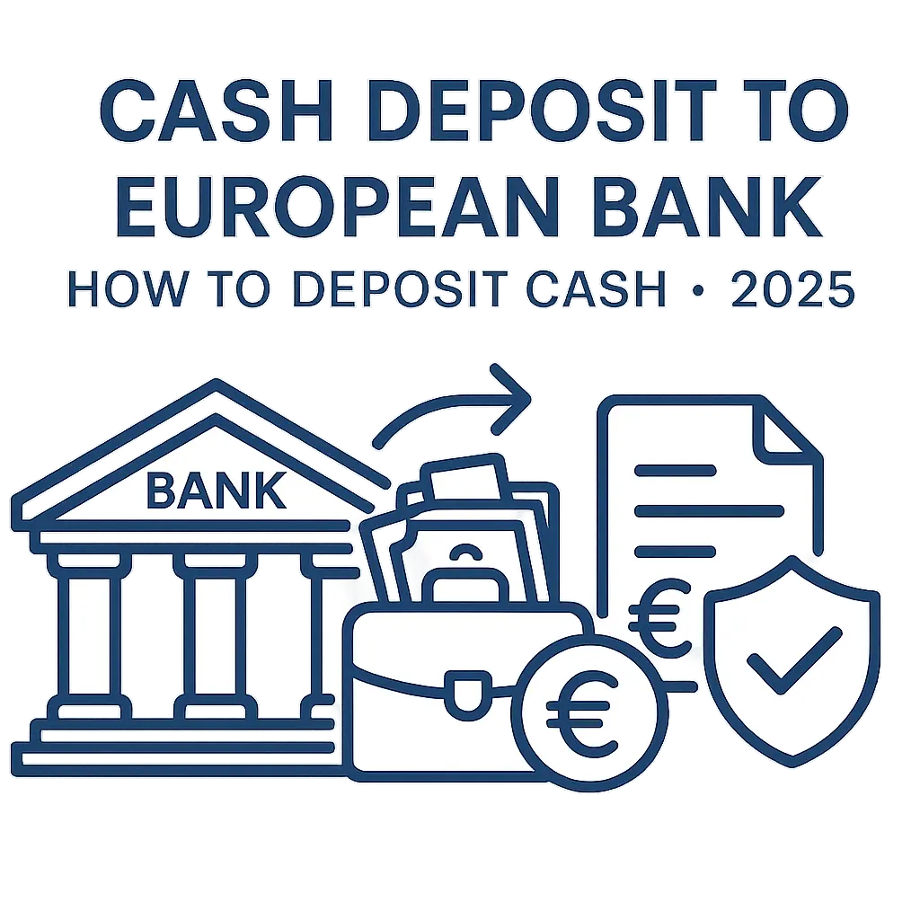 как внести наличные на европейский банковский счёт