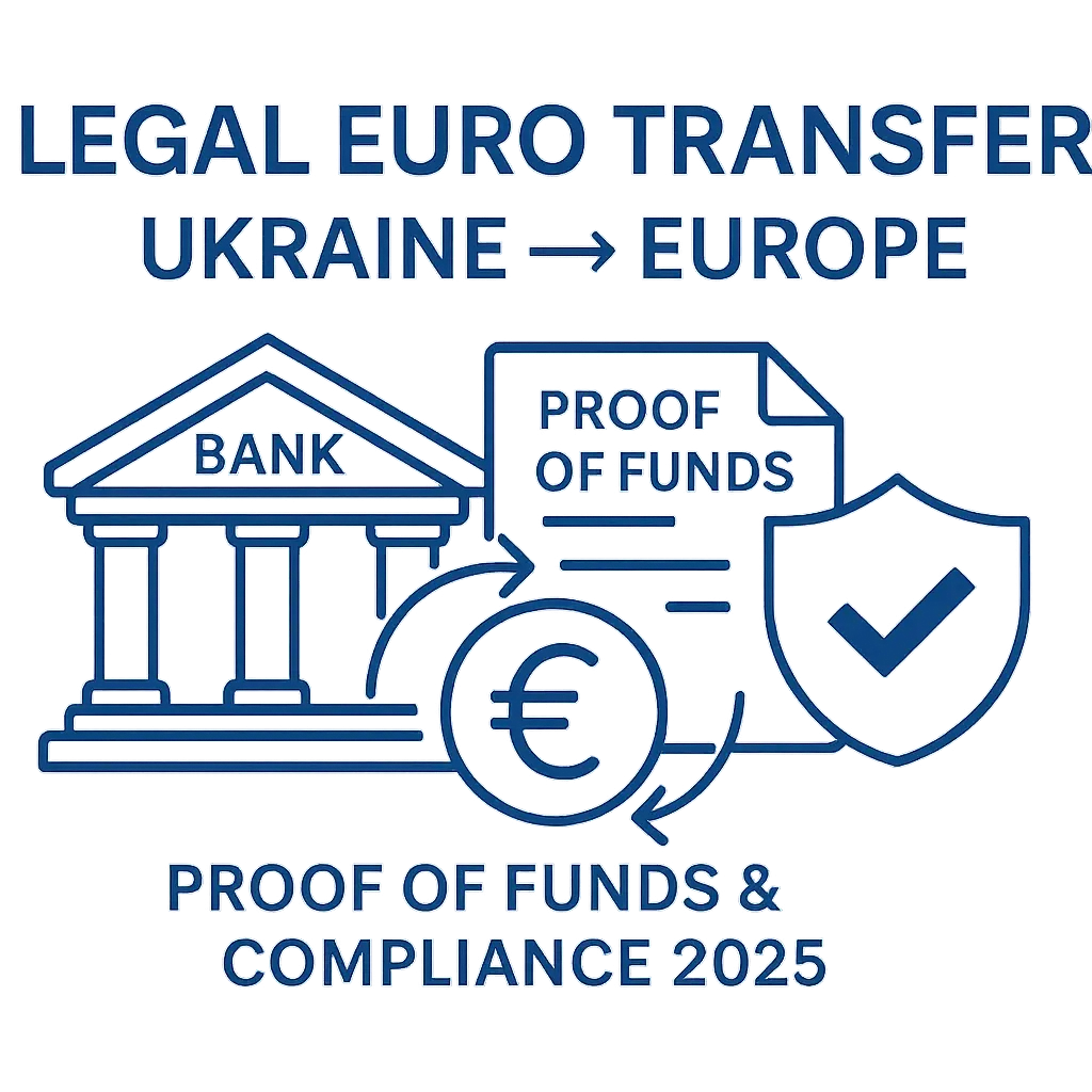 Как легально переслать евро из Украины