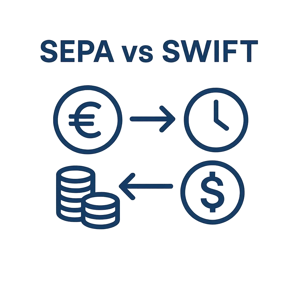 SEPA vs SWIFT для бизнеса из ОАЭ — комиссии и сроки 2025