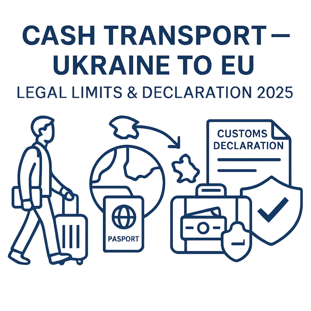 как вывезти наличные из Украины в ЕС