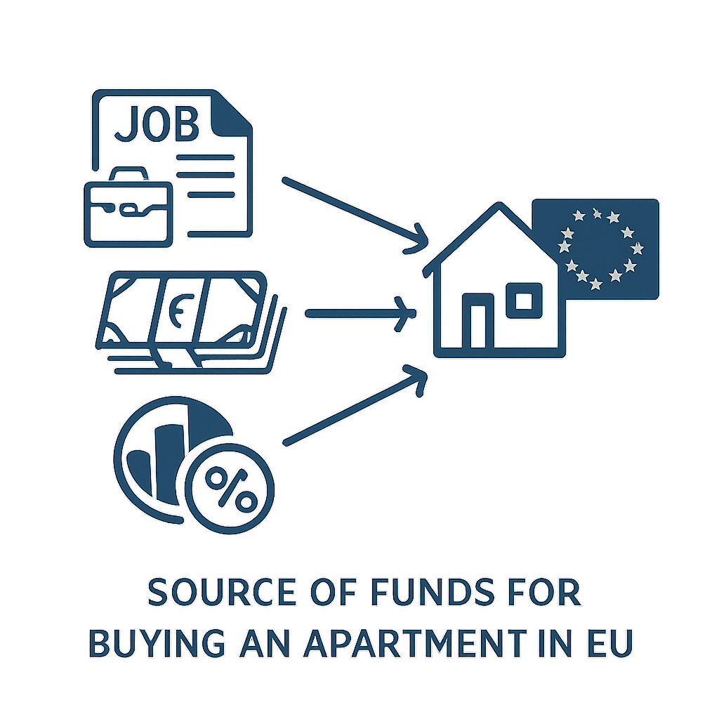 Source of funds для покупки квартиры в ЕС