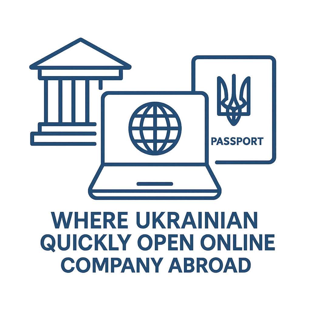 Где украинцу быстро открыть фирму онлайн за рубежом