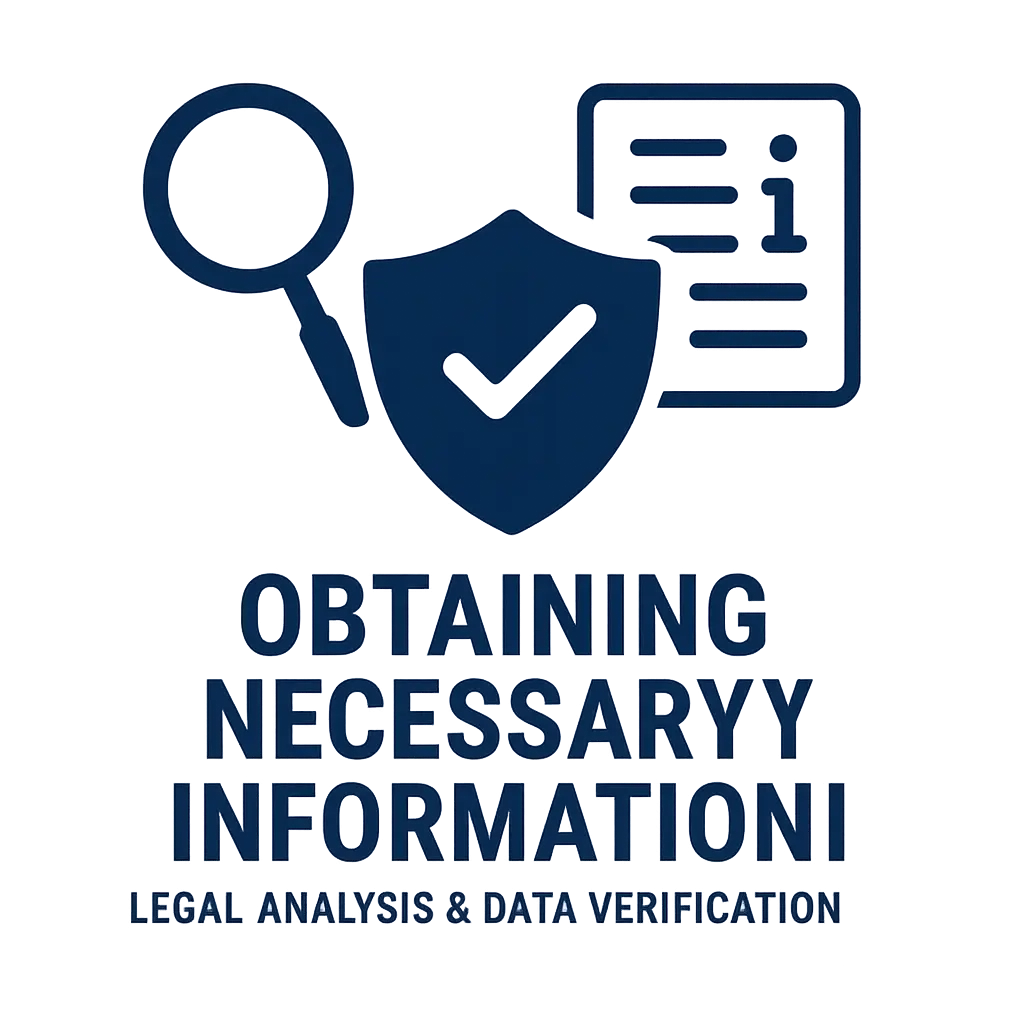 Получение необходимой информации законная аналитика и проверка данных