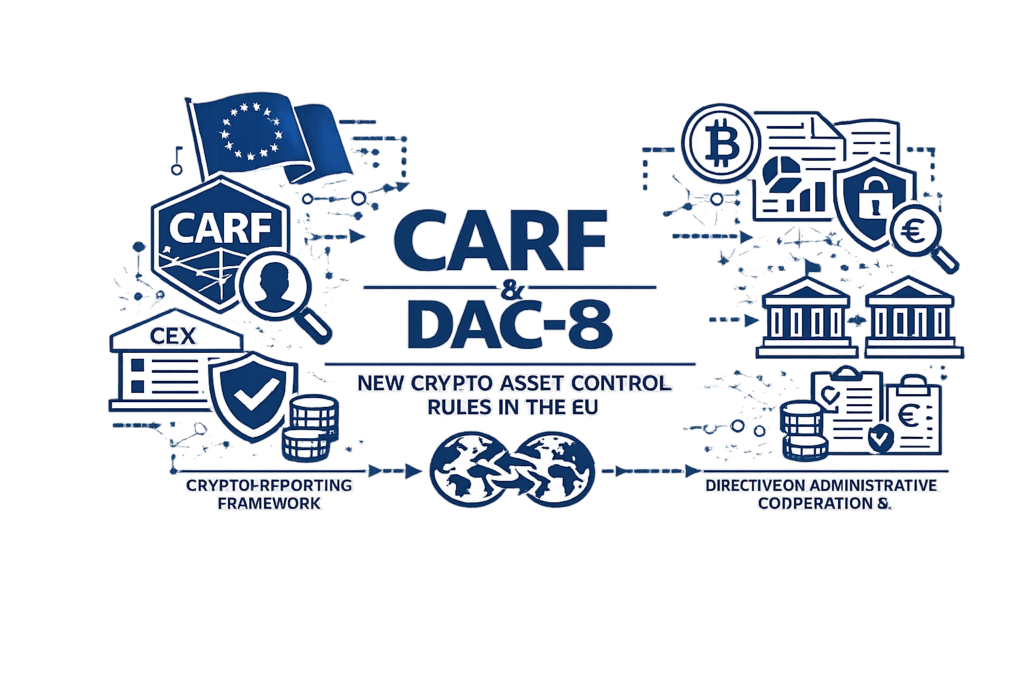 CARF и DAC-8: новые правила контроля криптоактивов в ЕС