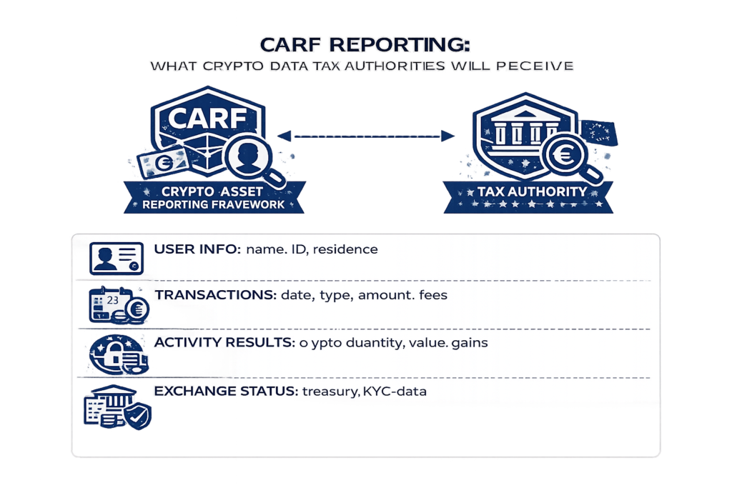 CARF reporting: какие данные о крипте получит налоговая