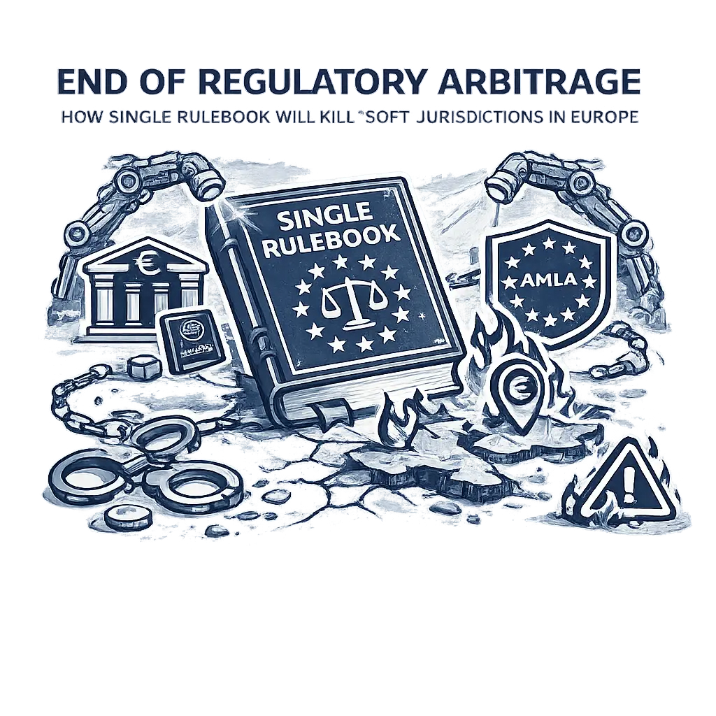 Конец регуляторного арбитража: как Single Rulebook убьет «мягкие» юрисдикции внутри Европы