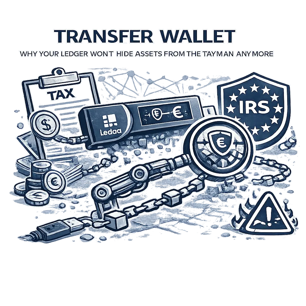 Элемент Transfer Wallet: почему ваш Ledger больше не скроет активы от налоговой