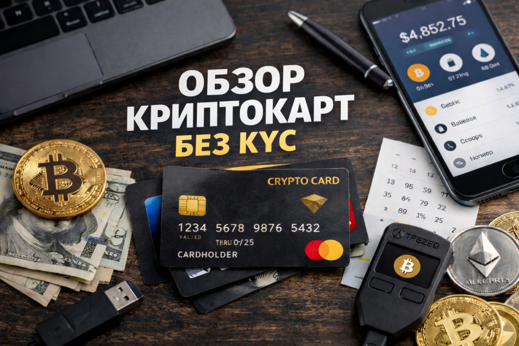 Обзор криптокарт без KYC