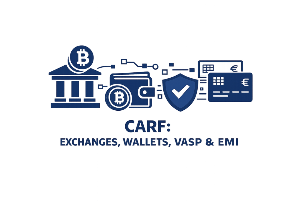 Кого касается CARF: биржи, кошельки, VASP и EMI