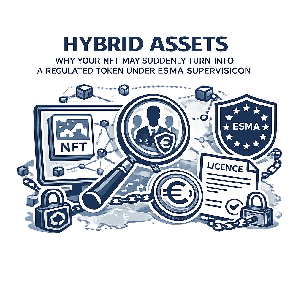 Hybrid Assets: почему ваш NFT может внезапно превратиться в регулируемый токен под надзором ESMA