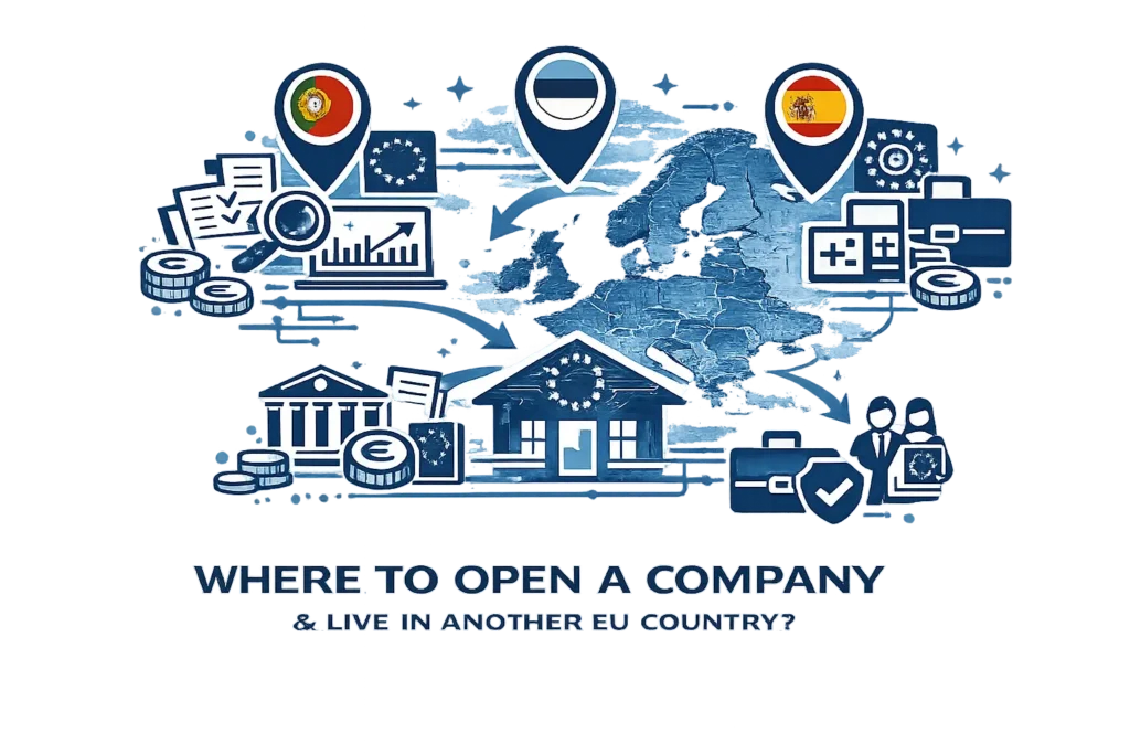 Где открыть компанию и жить в другой стране ЕС