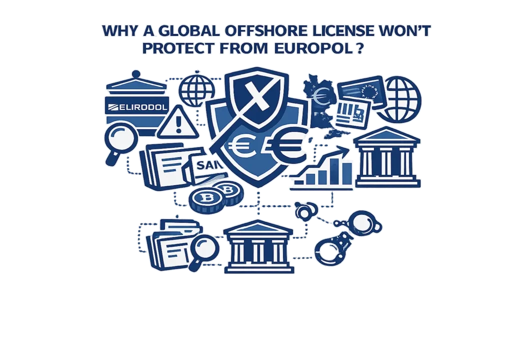 Почему глобальная офшорная лицензия не спасет от Европола