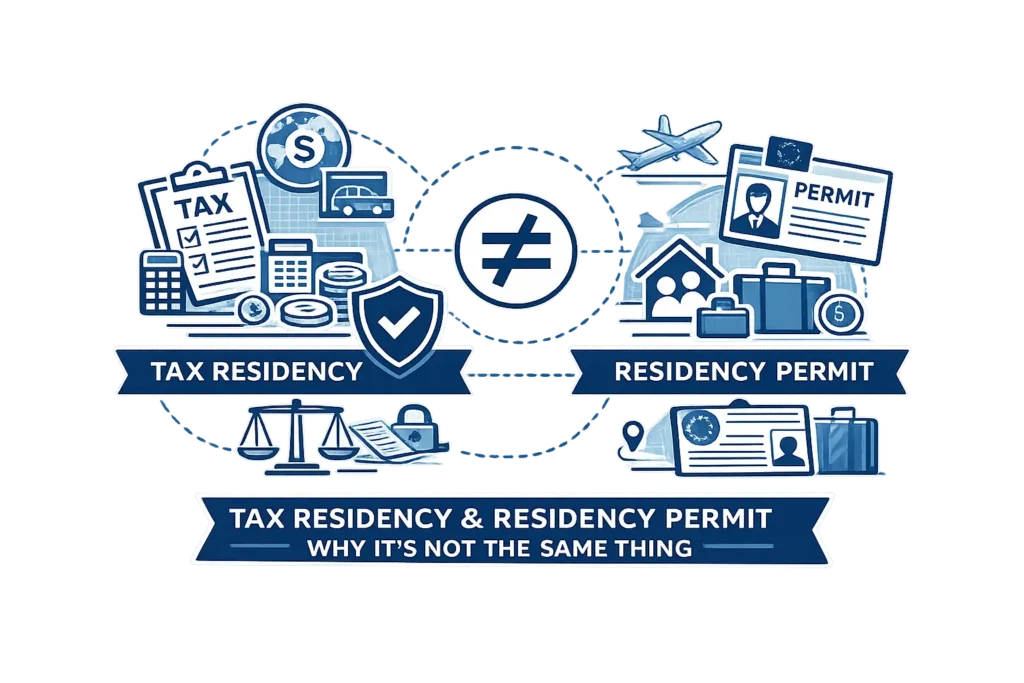 Налоговое резидентство и ВНЖ: почему это не одно и то же
