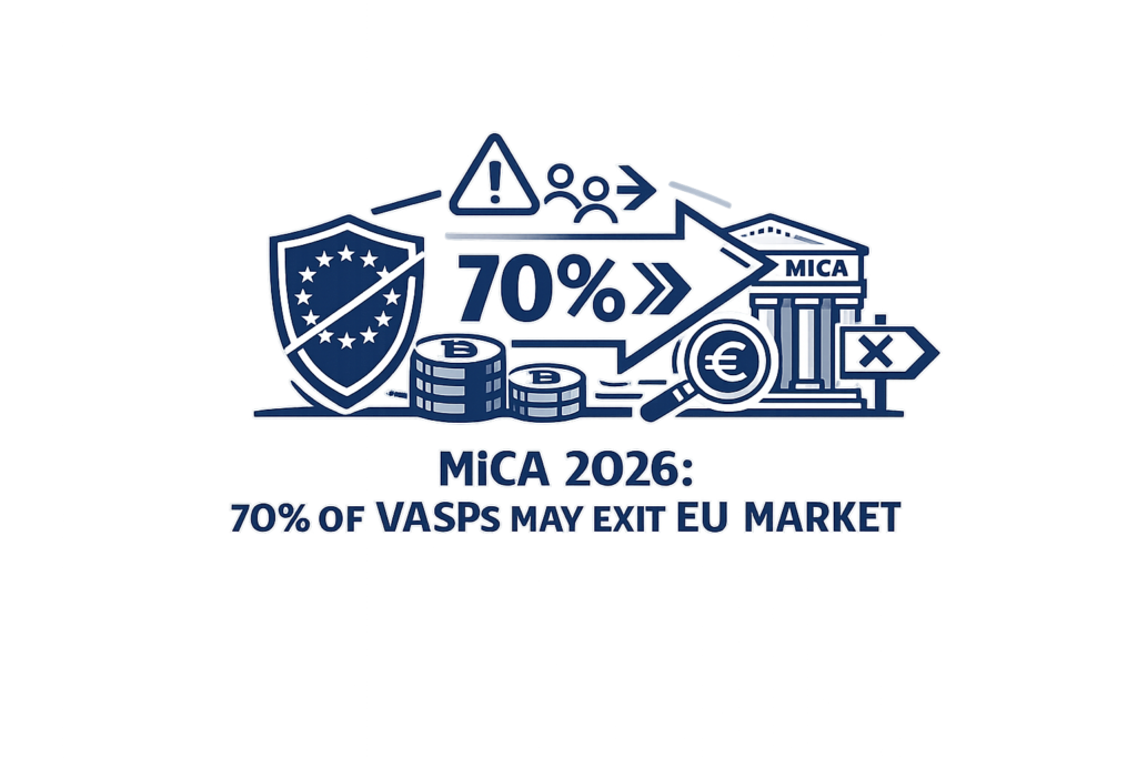 MiCA 2026: почему до 70% VASP могут уйти с рынка ЕС